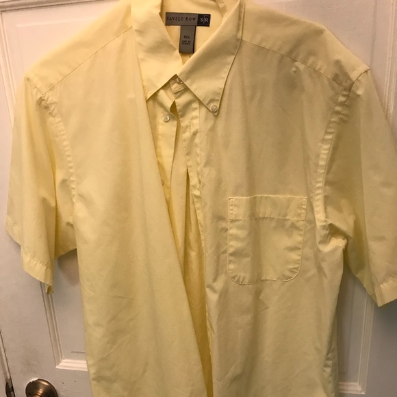 Yellow Dwight Schrute Button Down Shirt 